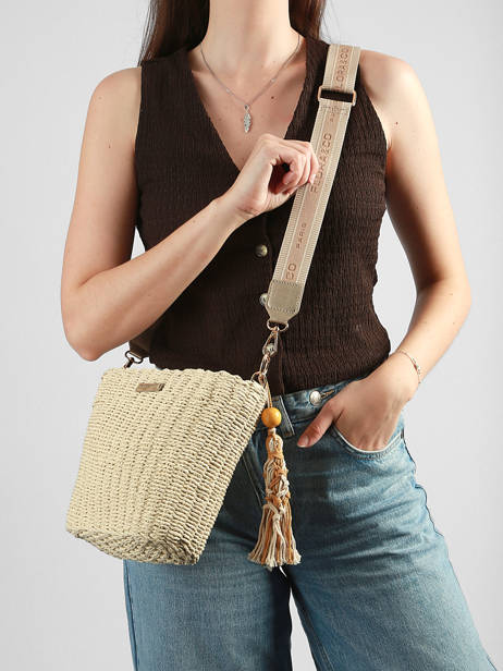 Shoulder Bag St Tropez Straw Miniprix Beige st tropez C1079 other view 1