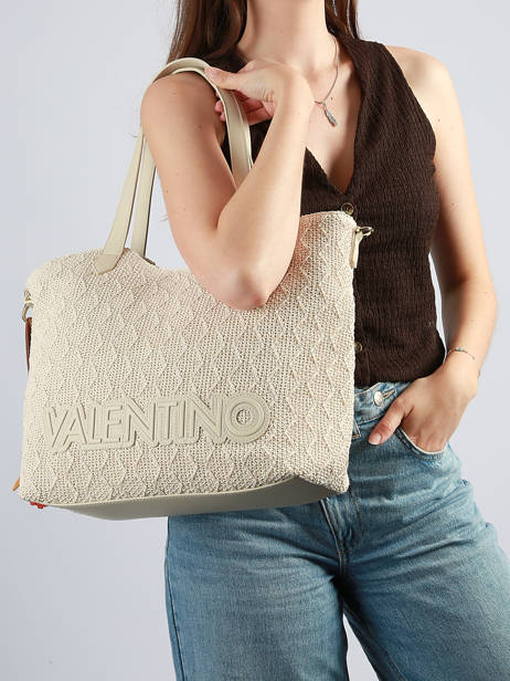 Sac Porté épaule Courmayeur Valentino Beige courmayeur VBS7GG1P vue secondaire 1