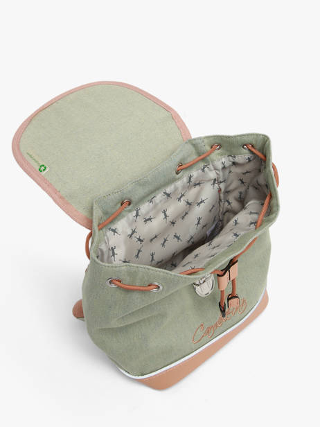 1 Compartment Backpack Cameleon Pink vintage fantasy SD25 other view 4