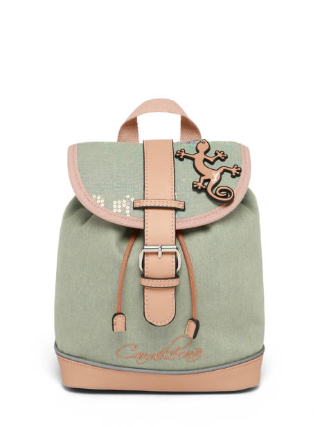1 Compartment Backpack Cameleon Pink vintage fantasy SD25 other view 6