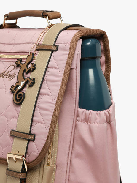 Sac à Dos Vintage Fantasy 2 Compartiments Cameleon Rose vintage fantasy SD39 vue secondaire 4