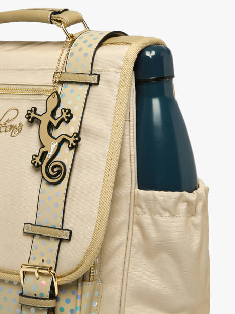 Sac à Dos 2 Compartiments Cameleon Beige vintage fantasy SD39 vue secondaire 6
