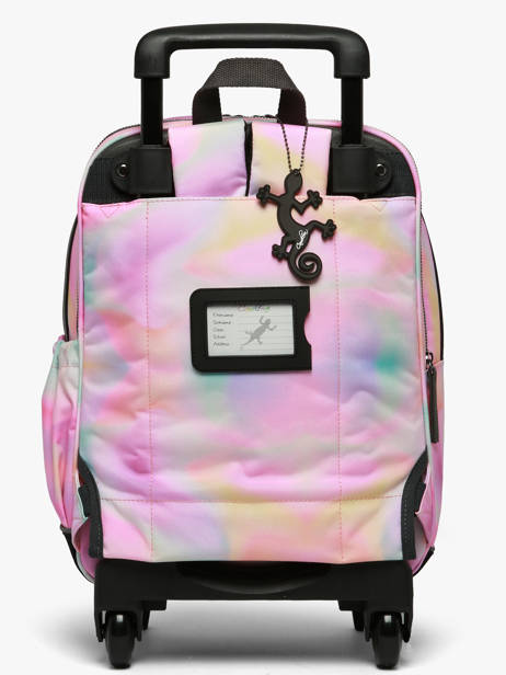 Sac A Dos à Roulettes 2 Compartiments Vintage Fantasy Cameleon Rose vintage fantasy SR40 vue secondaire 6