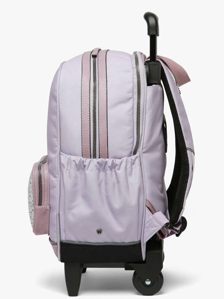 Sac A Dos à Roulettes 2 Compartiments Vintage Fantasy Cameleon Violet vintage fantasy SR40 vue secondaire 1