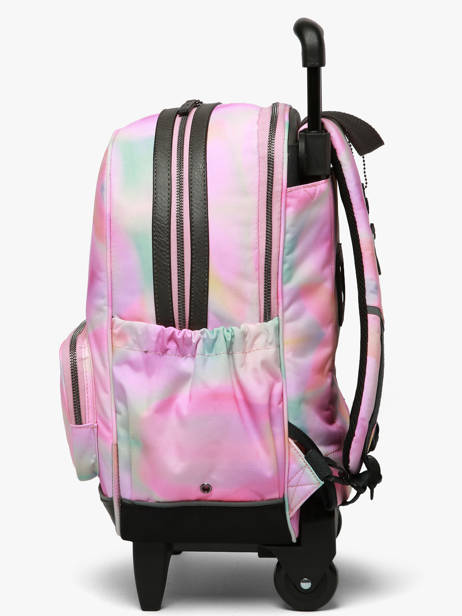 Sac A Dos à Roulettes 2 Compartiments Vintage Fantasy Cameleon Rose vintage fantasy SR40 vue secondaire 3