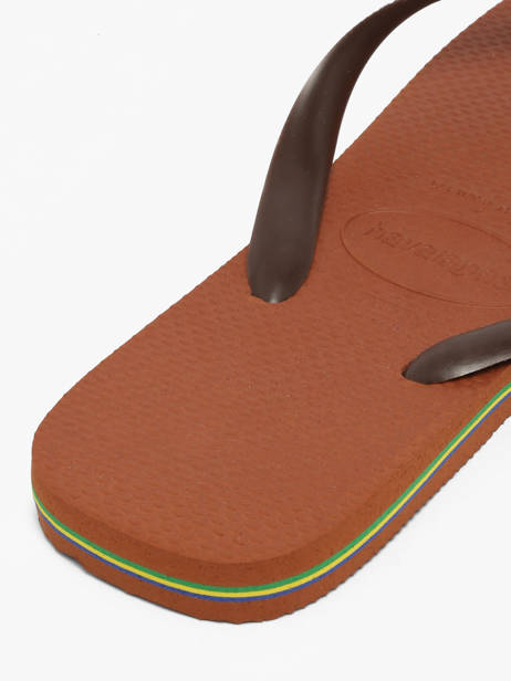 Brasil Logo Havaianas Brown men 4110850H other view 3