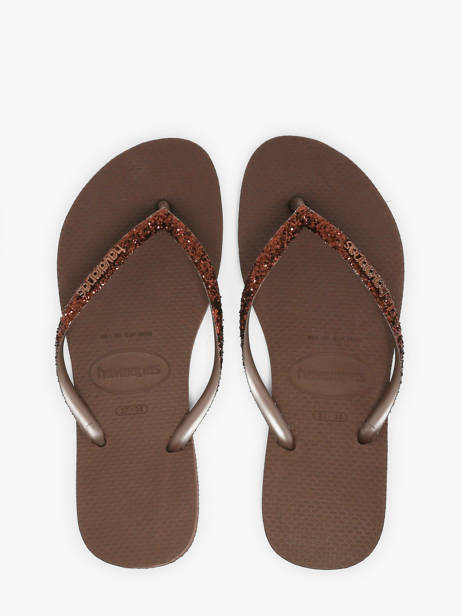 Slim Glitter Ii Flip Flops Havaianas Brown women 4146975F
