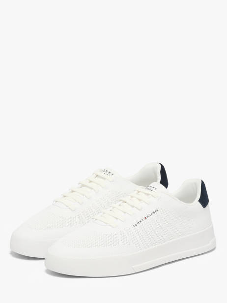 Sneakers In Leather Tommy hilfiger White men 5823YBS other view 1
