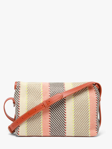 Raffia And Leather Loulou Crossbody Bag Paul marius Multicolor raphia LOULORAP other view 3