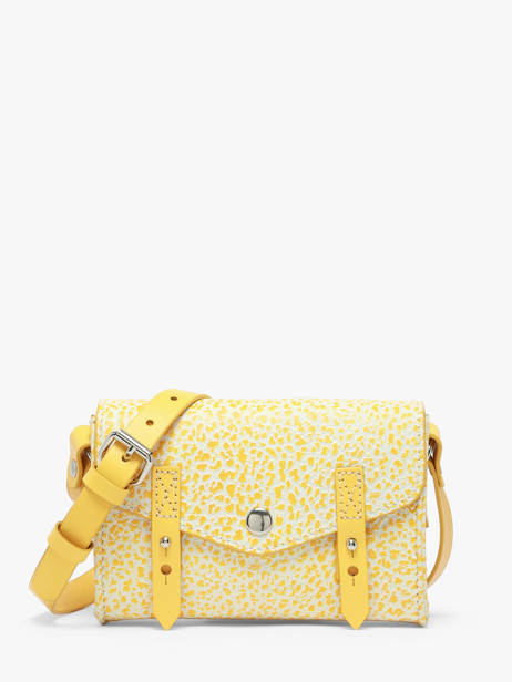 Leather Le Mini Indispensable Citronade Crossbody Bag Paul marius Yellow citronade MINICIT