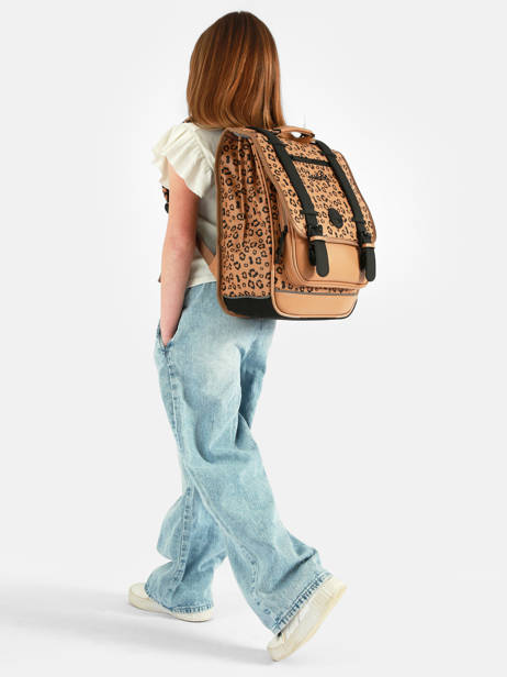 2-compartment Vintage North Backpack Cameleon Brown vintage north SD39 other view 1