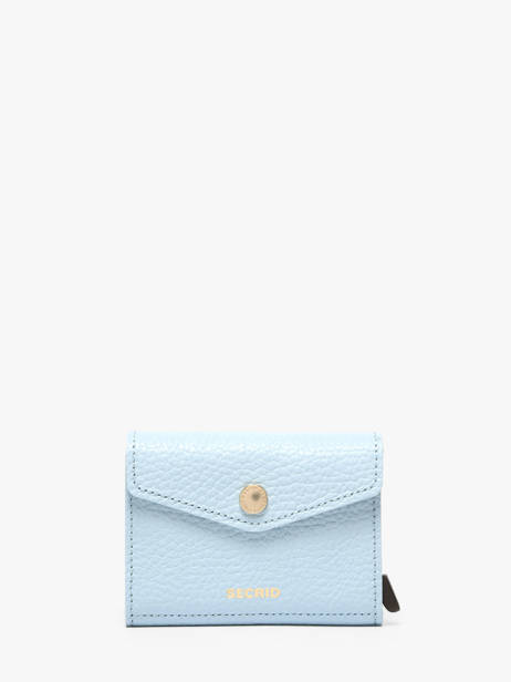 Pebble Envelope Leather Card Holder Secrid Blue pebble EPE