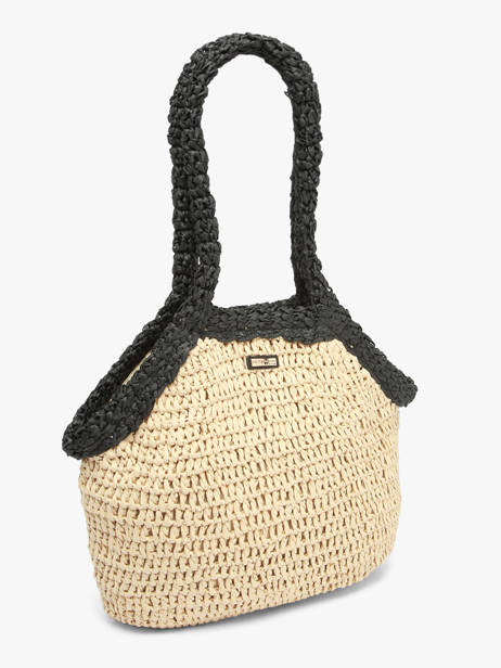 Shoulder Bag Galets Paper Les tropeziennes Beige galets TZ02 other view 1
