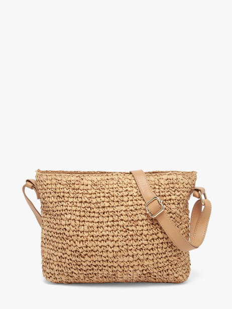 Sac Porté épaule Large Papier Les tropeziennes Marron large TZ02 vue secondaire 3