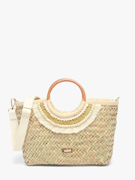 Shoulder Bag Monaco Straw Les tropeziennes Beige monaco TZ01
