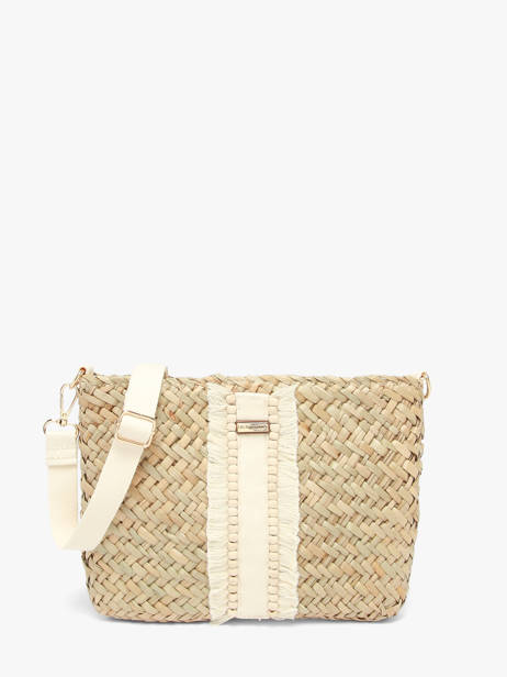 Sac Bandoulière Monaco Paille Les tropeziennes Beige monaco TZ02