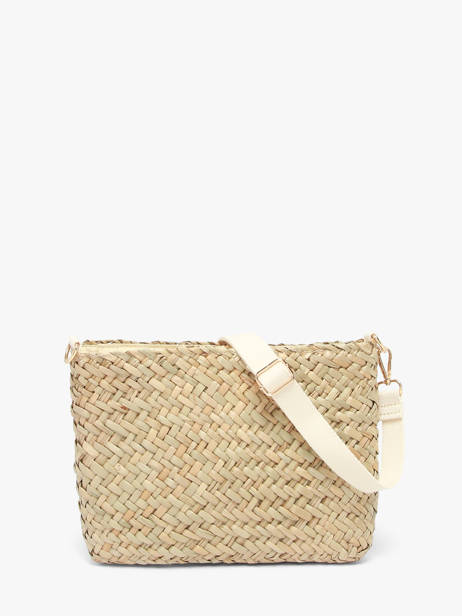 Sac Bandoulière Monaco Paille Les tropeziennes Beige monaco TZ02 vue secondaire 4