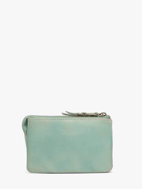 Coin Purse Heritage Leather Biba Blue heritage BT35 other view 2