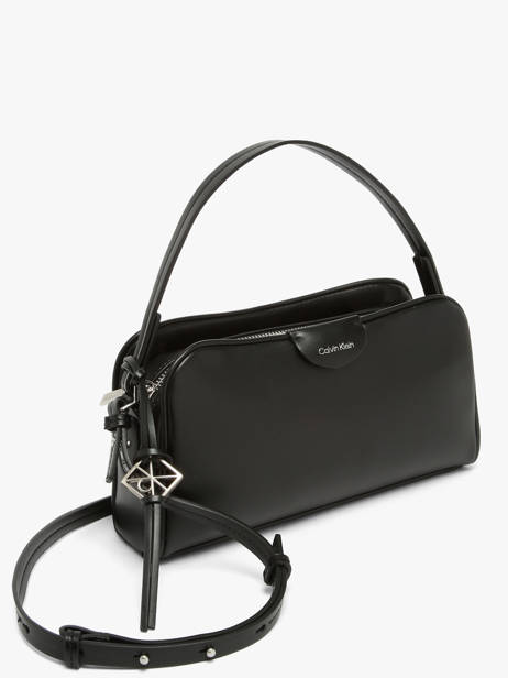 Sac Bandoulière Emblem Trio Calvin klein jeans Noir emblem trio 4F3370G vue secondaire 1