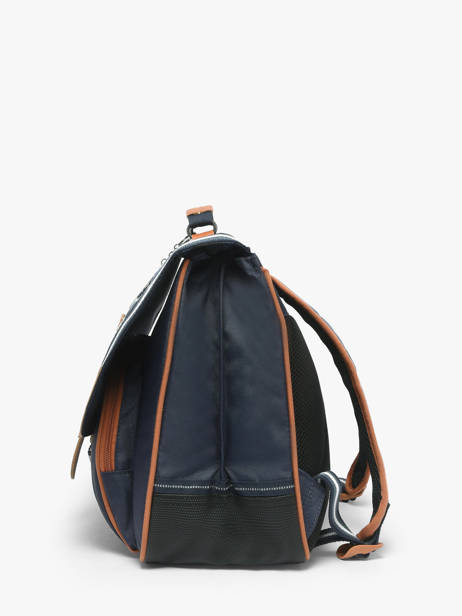 2-compartment Satchel Tann's Blue les fantaisies g 38208 other view 1