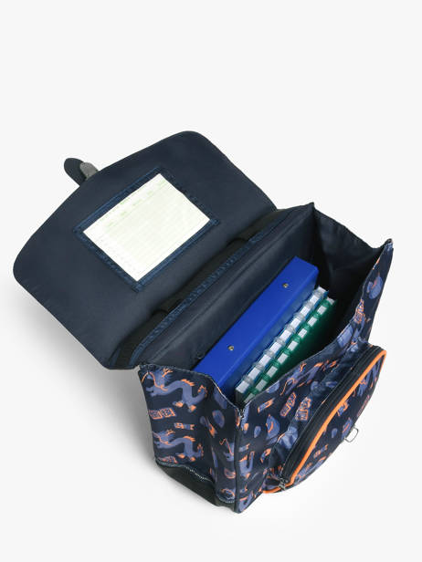 2-compartment Backpack Tann's Blue armor lux 63175 other view 2