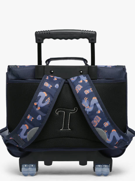 Cartable à Roulettes 2 Compartiments Tann's Bleu les fantaisies g 42155 vue secondaire 4