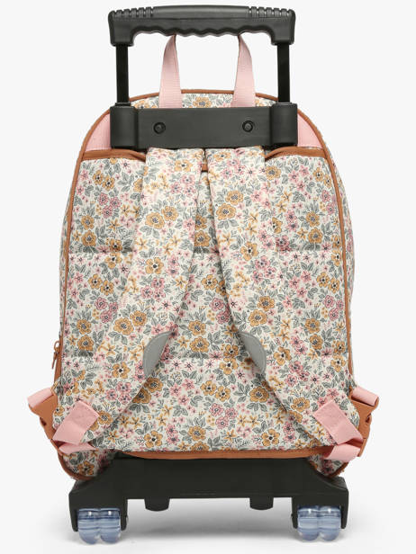2-compartment Wheeled Schoolbag Tann's Multicolor les fantaisies f 26732611 other view 3