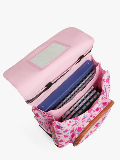 2-compartment Wheeled Satchel Tann's Pink les fantaisies f 26422613 other view 2
