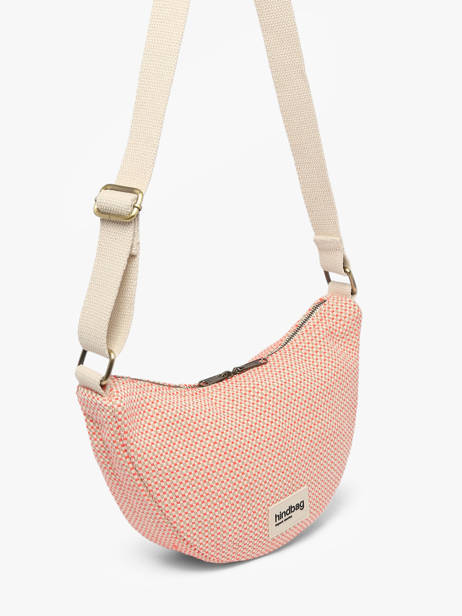 Sac Bandoulière Tressage Coton Hindbag Orange tressage TS vue secondaire 2
