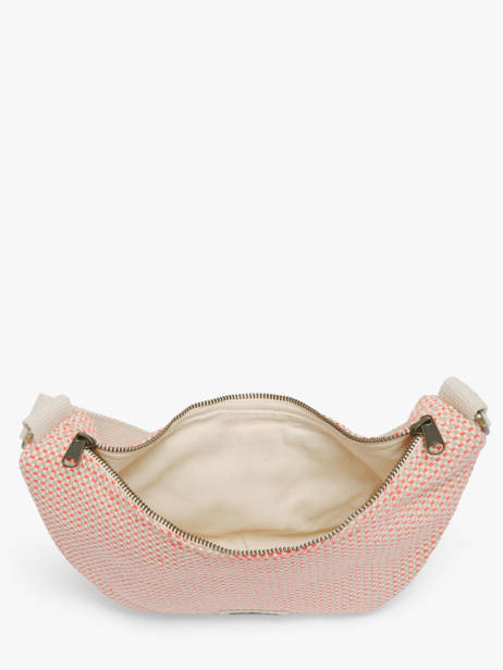 Sac Bandoulière Tressage Coton Hindbag Orange tressage TS vue secondaire 3