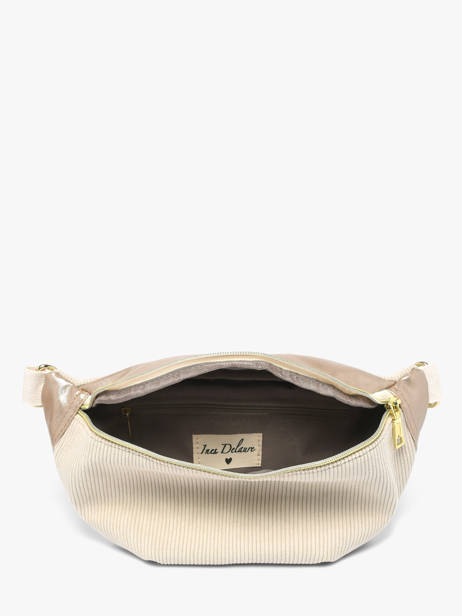 Sac Banane Ines de laure Beige velours 1685186 vue secondaire 2