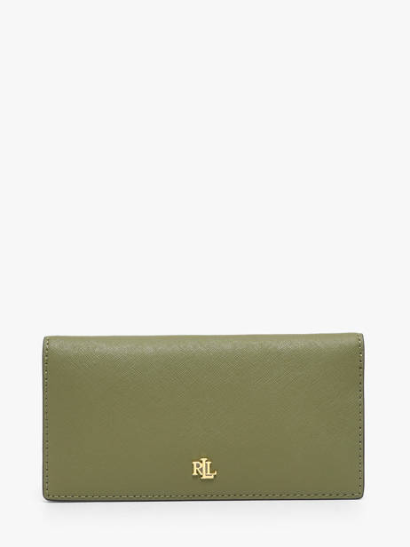 Wallet Dryden Leather Lauren ralph lauren Green dryden 32802917