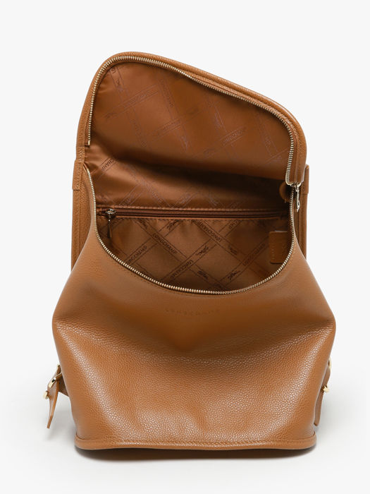 Longchamp Le foulonné Backpack Brown
