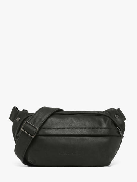 Leather Achilles Belt Bag Arthur & aston Black achille 1