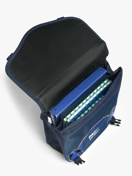 2-compartment Wheeled Satchel Paris st germain Blue psg 26AP203K other view 3