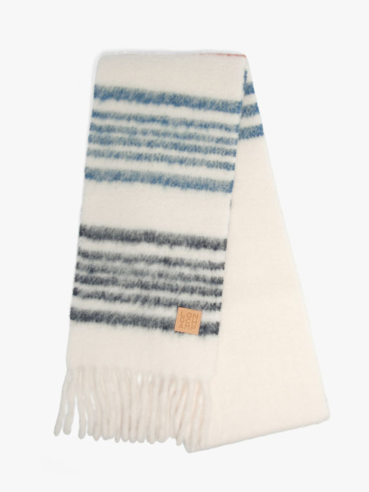 Longchamp Echarpe 80% wp 20%pa Scarves Beige