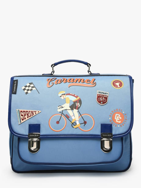 Cartable 2 Compartiments Caramel et cie Bleu fier GA