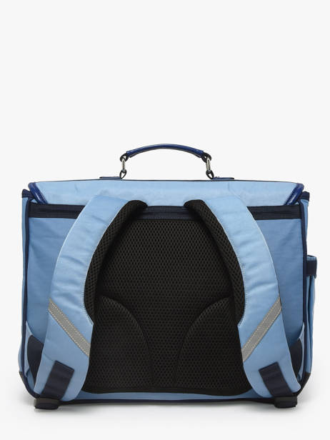 Cartable 2 Compartiments Caramel et cie Bleu fier GA vue secondaire 4
