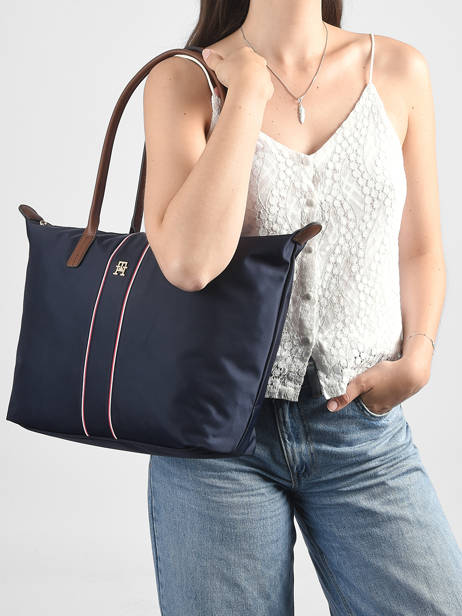 Shoulder Bag Popette Nylon Tommy hilfiger Blue popette AW17706 other view 1