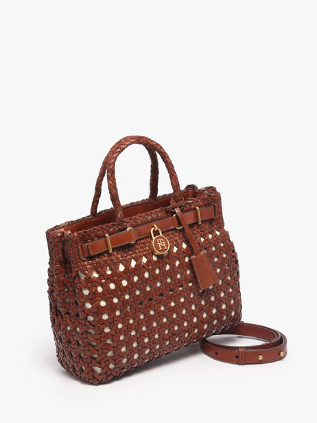 Satchel American Icon Leather Tommy hilfiger Brown american icon AW18734 other view 1