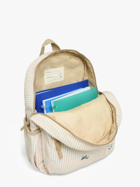 Mini Backpack Kidzroom Beige nostalgia 1689 other view 3
