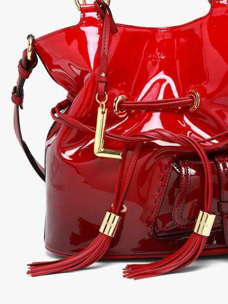 Satchel 150 Ans Lancel Red 150 ans A14106 other view 3