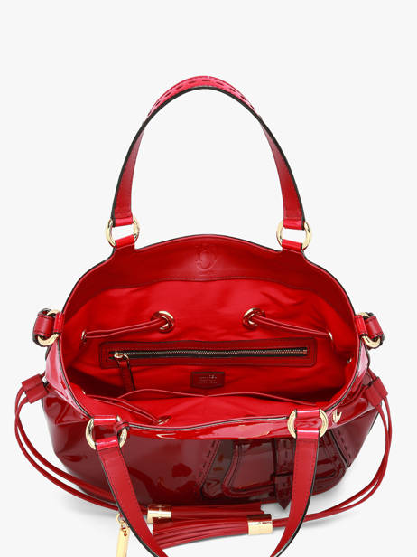 Satchel 150 Ans Lancel Red 150 ans A14106 other view 4