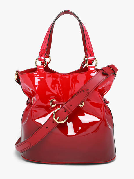 Satchel 150 Ans Lancel Red 150 ans A14106 other view 5