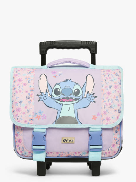 2-compartment Wheeled Satchel Lilo & stitch Violet spring smiles 1729
