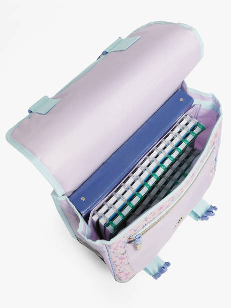 2-compartment Wheeled Satchel Lilo & stitch Violet spring smiles 1729 other view 3