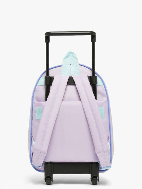 1 Compartment Wheeled Schoolbag Lilo & stitch Violet spring smiles 2105 other view 4