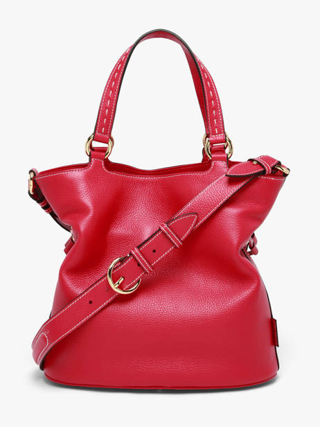 Satchel 150 Ans Lancel Red 150 ans A14097 other view 5