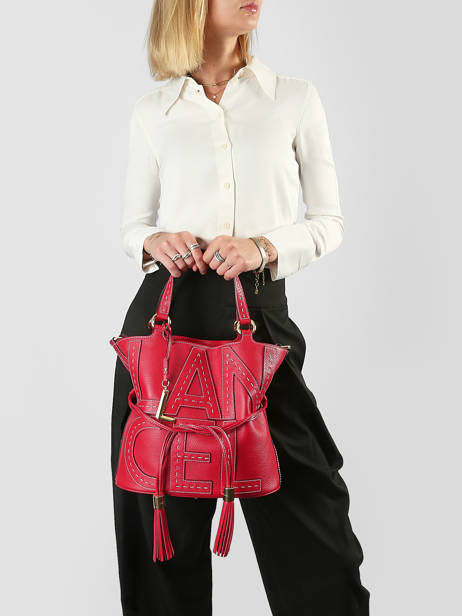 Satchel 150 Ans Lancel Red 150 ans A14097 other view 1