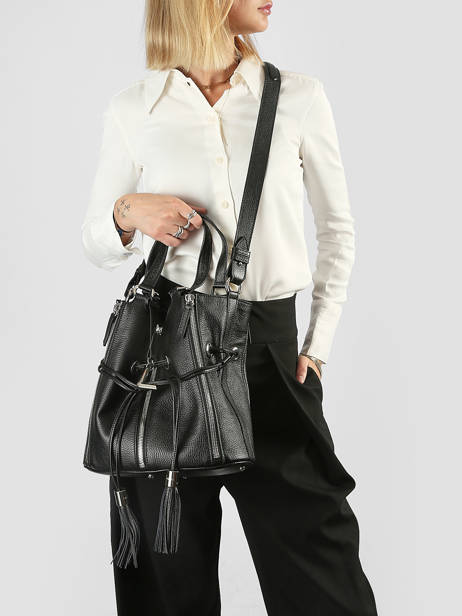 Satchel 150 Ans Leather Lancel Black 150 ans A14098 other view 1